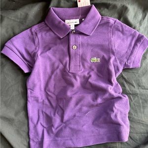 Kids - 2YR - Lacoste Purple Polo Shirt